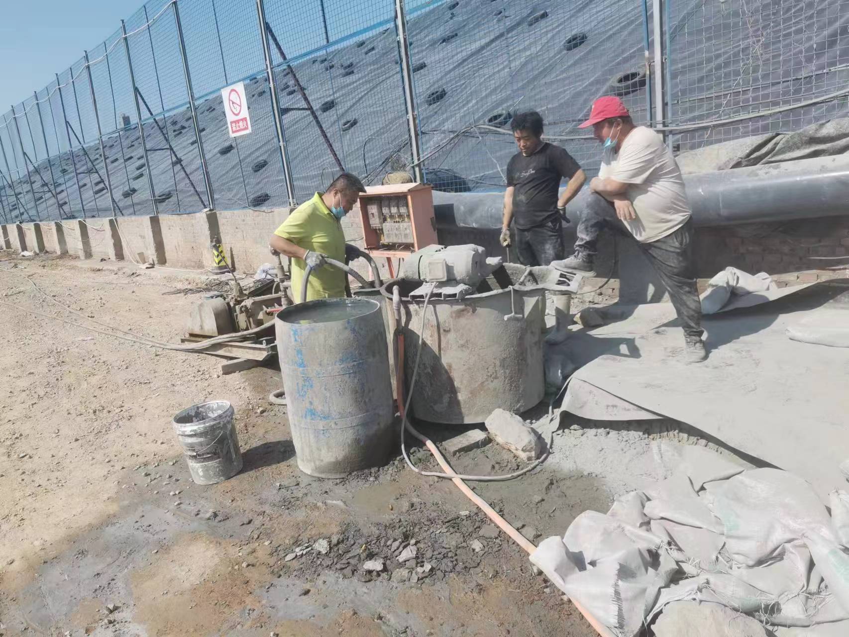 措美袖阀管注浆